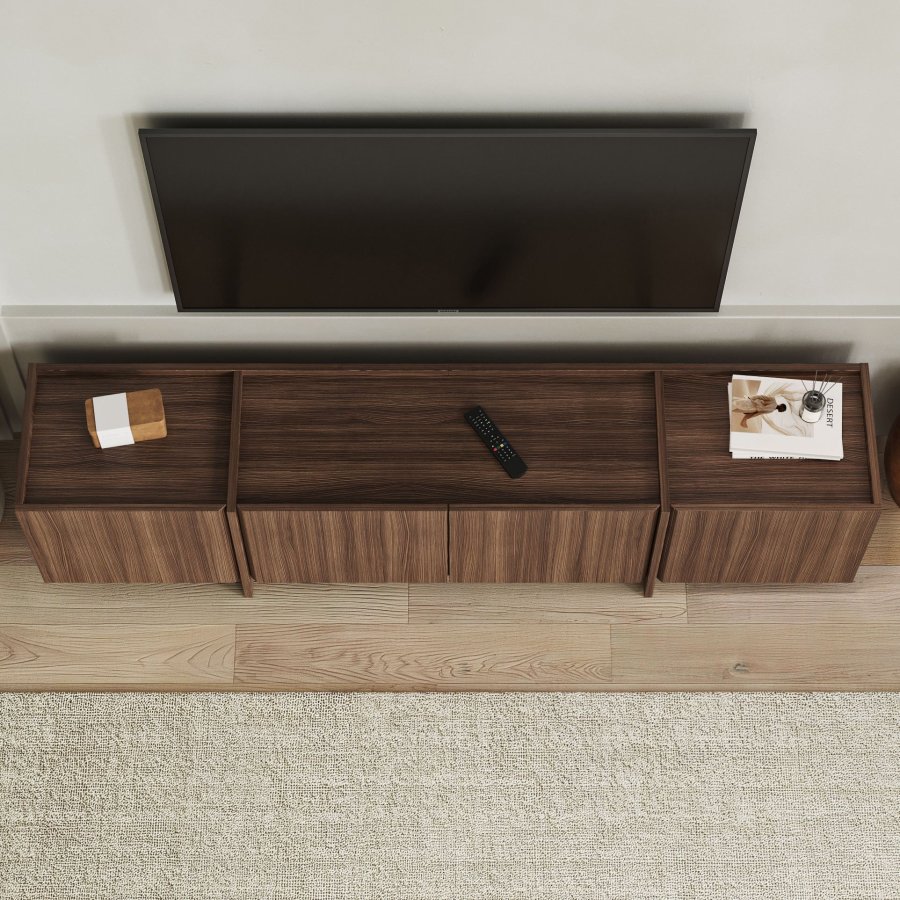 FUNZI LIVING Lowen - Milano Walnut TV-st&auml;ll