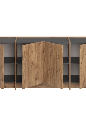 NORDV&Auml;RK Dorma - Atlantisk furu, antrasittkonsoll