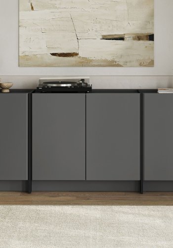 NORDV�RK Dorma - Antrasitt, svart konsoll