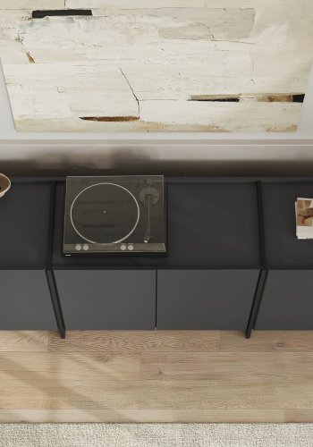 NORDV�RK Dorma - Antrasitt, svart konsoll