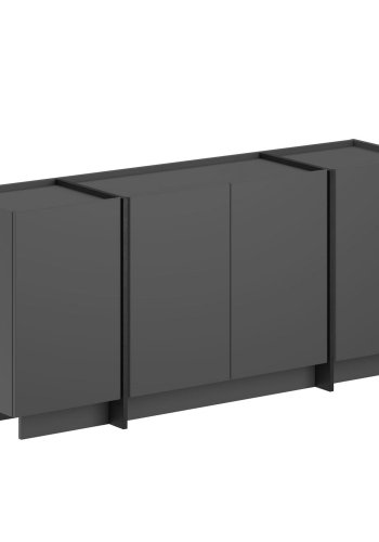 NORDV&Auml;RK Dorma - Antrasitt, svart konsoll