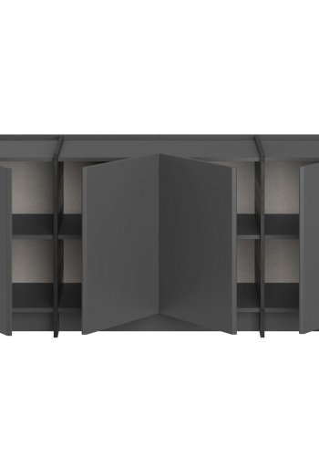 NORDV&Auml;RK Dorma - Antrasitt, svart konsoll