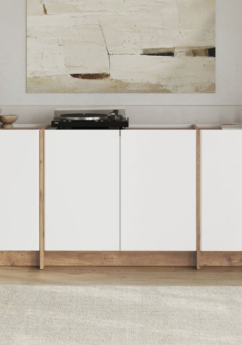 NORDV�RK Dorma - Hvitt, konsollbord i atlantisk furu