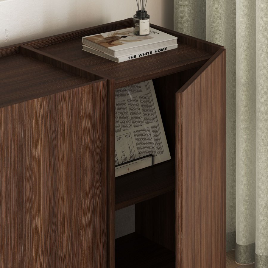NORDV&Auml;RK Dorma - Milano Walnut Console