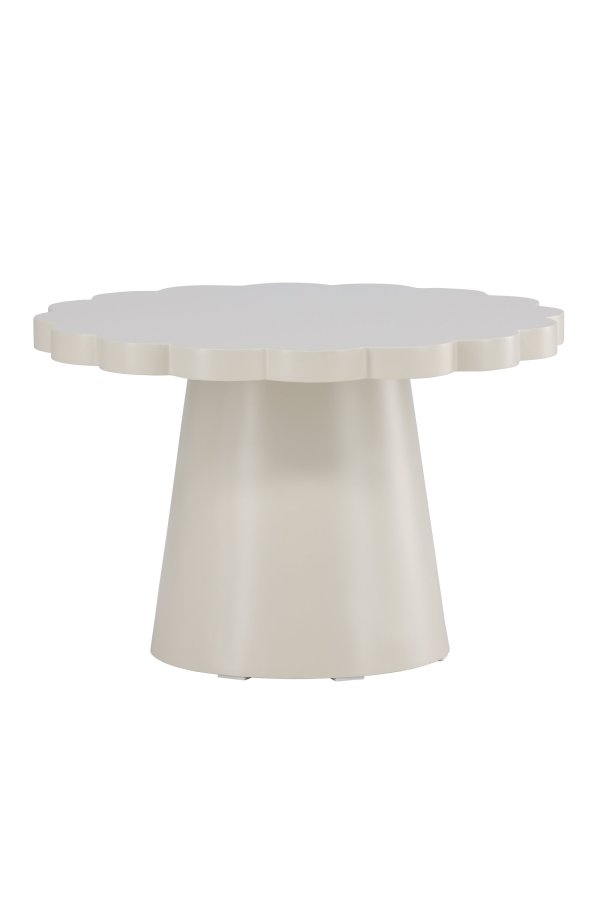 VENTURE DESIGN Krull sofabord ?70x45 cm - MDF beige