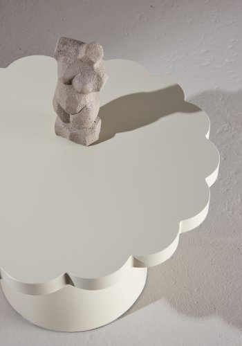 VENTURE DESIGN Krull sofabord, organisk - beige MDF (�70x45)