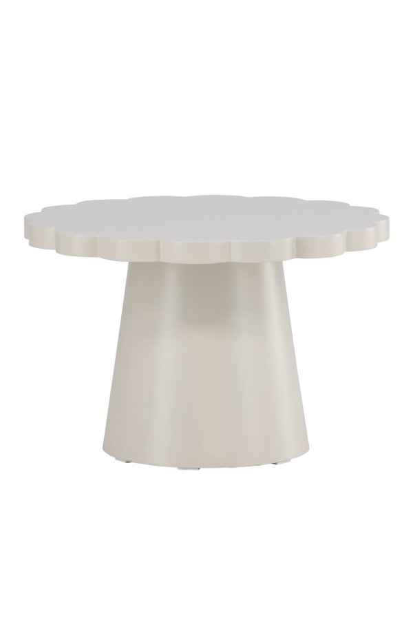VENTURE DESIGN Krull sofabord ?70x45 cm - MDF beige