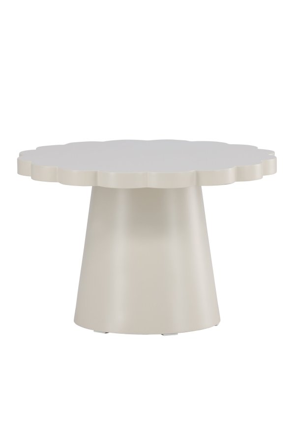 VENTURE DESIGN Krull sofabord ?70x45 cm - MDF beige