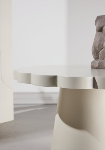 VENTURE DESIGN Krull sofabord, organisk - beige MDF (�70x45)