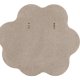 VENTURE DESIGN Kungsbacka veggspeil, organisk - speilglass og beige boucl� (70x70)