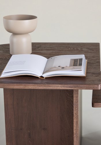 VENTURE DESIGN Sala salongbord 60x45 cm, 40x35 cm - MDF med mokka 3D-papir