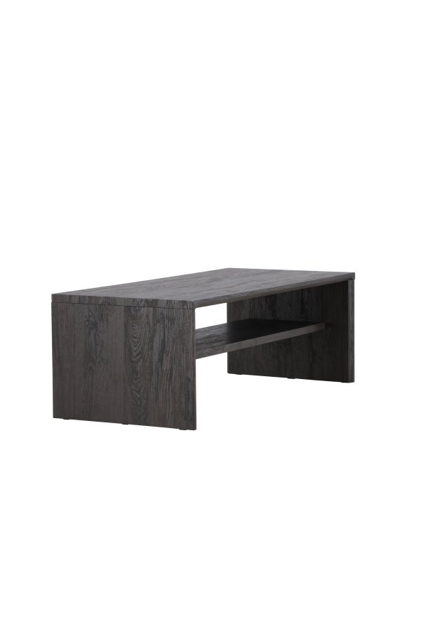 VENTURE DESIGN Telemarket sofabord 110x50x38 cm - MDF med sort 3D-papir