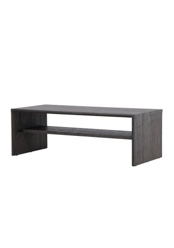 VENTURE DESIGN Telemarket sofabord 110x50x38 cm - MDF med sort 3D-papir