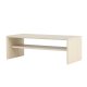 VENTURE DESIGN Telemarket sofabord 110x50x38 cm - MDF med hvidvasket 3D-papir