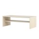VENTURE DESIGN Telemarket sofabord 110x50x38 cm - MDF med hvidvasket 3D-papir