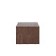 VENTURE DESIGN Telemarket sofabord 110x50x38 cm - MDF med mocca 3D-papir
