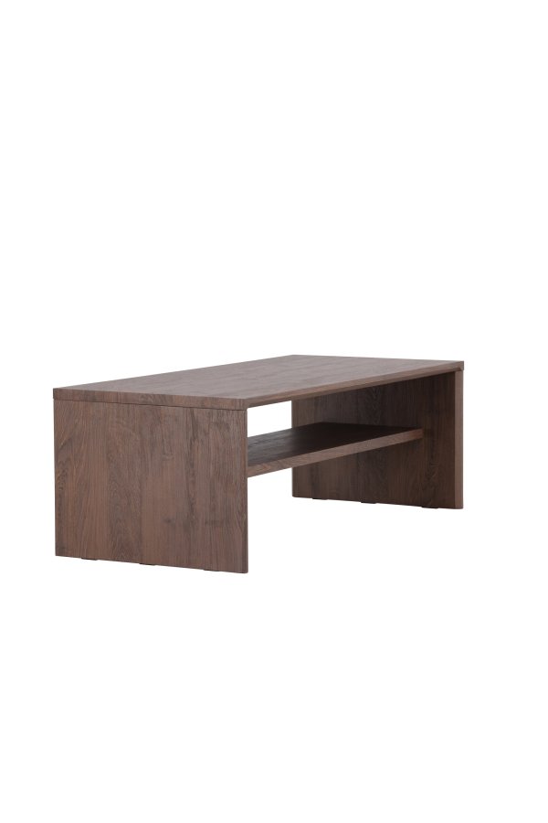 VENTURE DESIGN Telemarket sofabord 110x50x38 cm - MDF med mocca 3D-papir