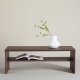 VENTURE DESIGN Telemarket sofabord 110x50x38 cm - MDF med mocca 3D-papir