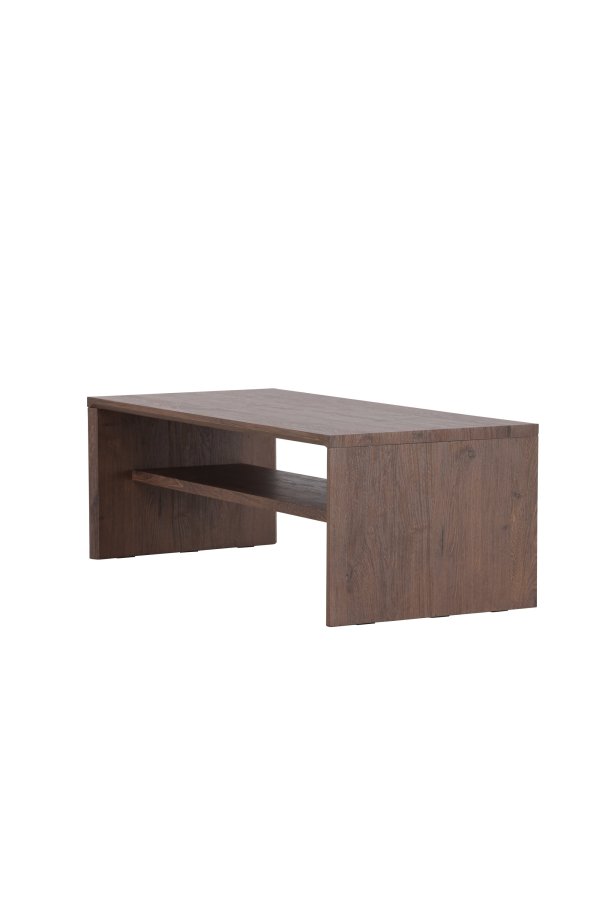 VENTURE DESIGN Telemarket sofabord 110x50x38 cm - MDF med mocca 3D-papir