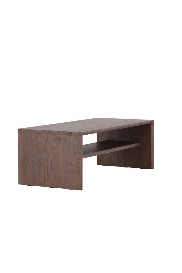 VENTURE DESIGN Telemarket sofabord 110x50x38 cm - MDF med mocca 3D-papir