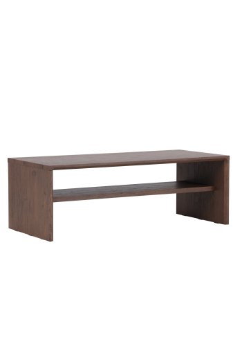 VENTURE DESIGN Telemarket sofabord 110x50x38 cm - MDF med mocca 3D-papir
