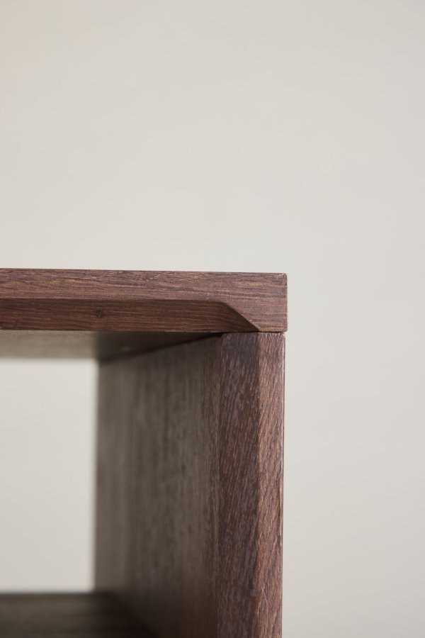 VENTURE DESIGN Telemarket sofabord 110x50x38 cm - MDF med mocca 3D-papir