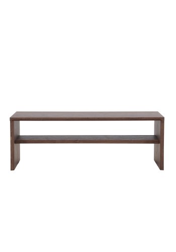 VENTURE DESIGN Telemarket sofabord 110x50x38 cm - MDF med mocca 3D-papir