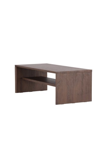 VENTURE DESIGN Telemarket sofabord 110x50x38 cm - MDF med mocca 3D-papir