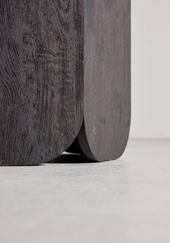 VENTURE DESIGN Tekla spisebord, rund - sort 3D-papir (�120x75)