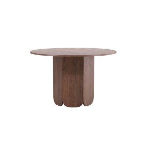VENTURE DESIGN Tekla spisebord, rund - mocca 3D-papir (�120x75)