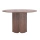 VENTURE DESIGN Tekla spisebord, rund - mocca 3D-papir (�120x75)