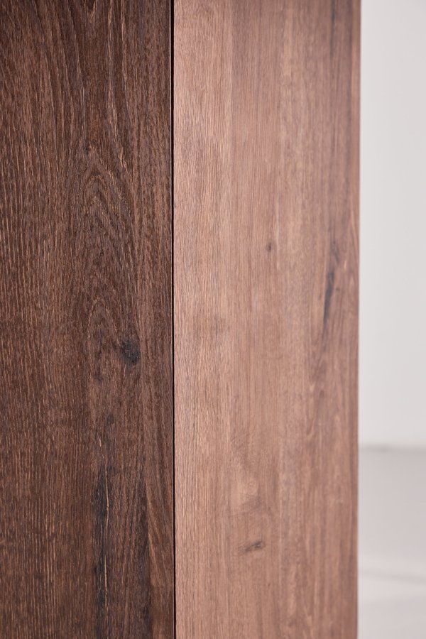 VENTURE DESIGN Tekla spisebord, rund - mocca 3D-papir (�120x75)