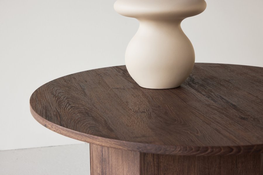 VENTURE DESIGN Tekla sofabord �80x45 cm - MDF med mocca 3D-papir