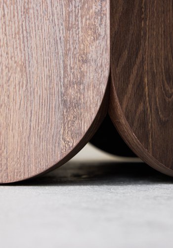 VENTURE DESIGN Tekla sofabord �80x45 cm - MDF med mocca 3D-papir