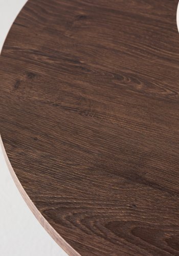 VENTURE DESIGN Tekla sofabord �80x45 cm - MDF med mocca 3D-papir