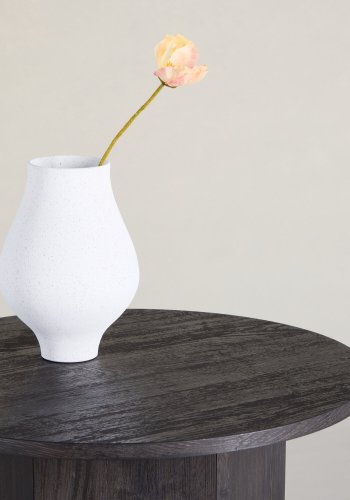 VENTURE DESIGN Tekla salongbord 60x45 cm - MDF med svart 3D-papir