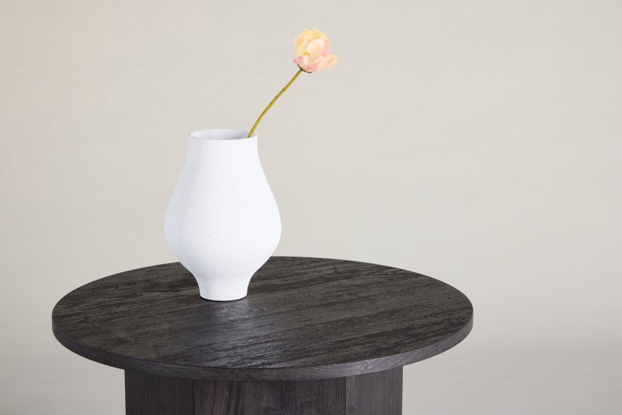 VENTURE DESIGN Tekla salongbord 60x45 cm - MDF med svart 3D-papir