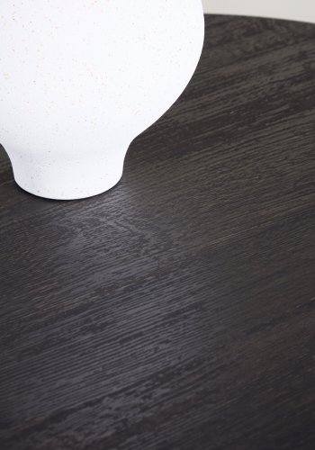 VENTURE DESIGN Tekla salongbord 60x45 cm - MDF med svart 3D-papir