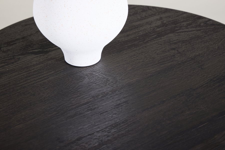 VENTURE DESIGN Tekla salongbord 60x45 cm - MDF med svart 3D-papir