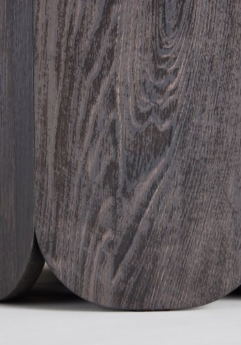 VENTURE DESIGN Tekla salongbord 60x45 cm - MDF med svart 3D-papir