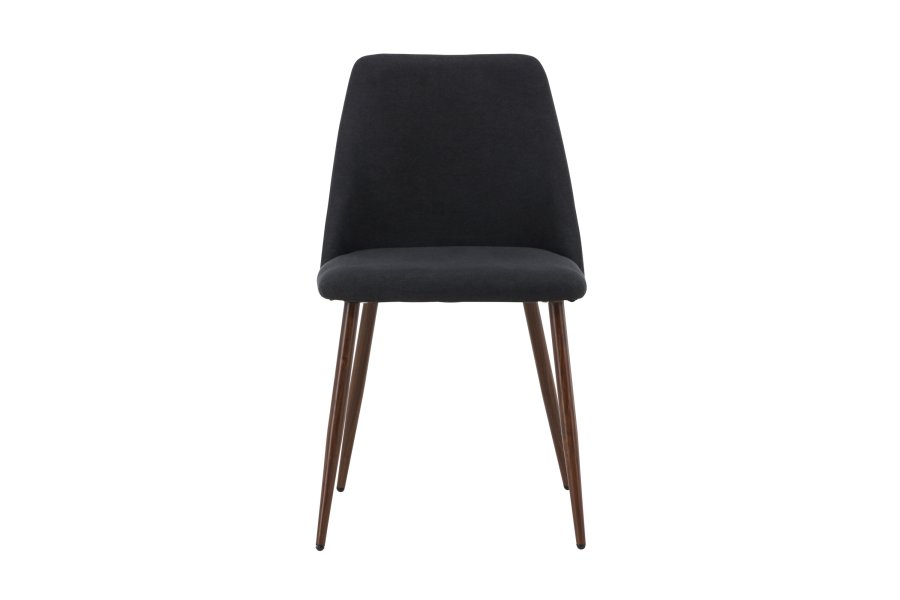 VENTURE DESIGN Night spisebordsstol - sort hr og stl med mocca 3D-papir