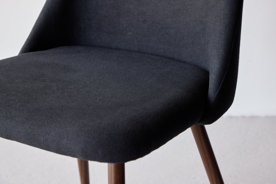 VENTURE DESIGN Night spisebordsstol - sort hr og stl med mocca 3D-papir