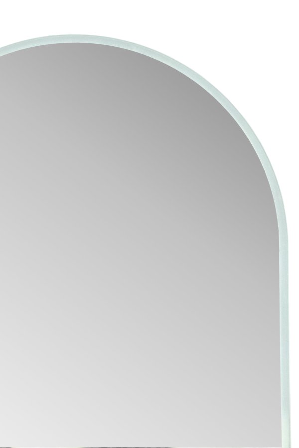 VENTURE DESIGN Skeppsvik x Josefin Lustig v�gspejl, m. lys - spejlglas og s�lv aluminium (70x185)