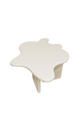 VENTURE DESIGN Blomster sofabord 115x76x40 cm - MDF beige maling FSC 100%