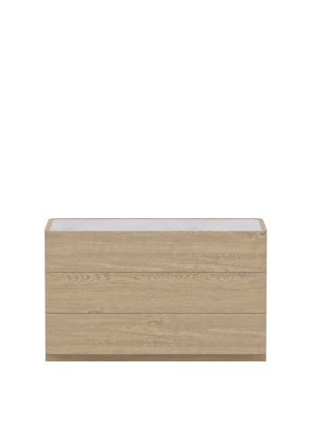 VENTURE HOME Noble l�da 48x100x60 cm - Naturlig MDF / 3D-pappersglas