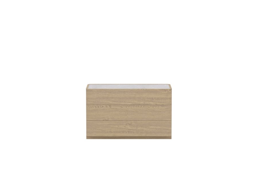 VENTURE HOME Noble l�da 48x100x60 cm - Naturlig MDF / 3D-pappersglas