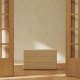 VENTURE HOME Noble l�da 48x100x60 cm - Naturlig MDF / 3D-pappersglas