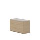 VENTURE HOME Noble l�da 48x100x60 cm - Naturlig MDF / 3D-pappersglas