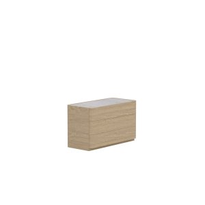 VENTURE HOME Noble l�da 48x100x60 cm - Naturlig MDF / 3D-pappersglas
