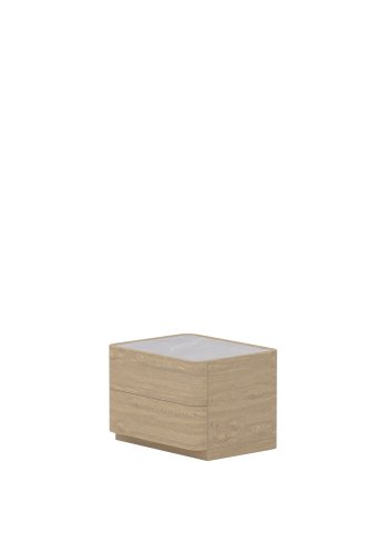 VENTURE HOME Noble-l�da 40x50x36 cm - Naturlig MDF / 3D-pappersglas